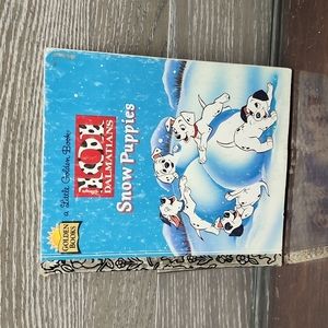 Disney 101 Dalmatians snow puppies 1994 edition kids book